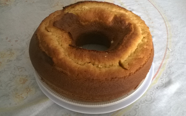 Bolo de fubá superfofo