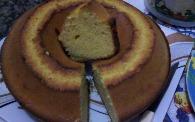 Bolo fofinho de liquidificador