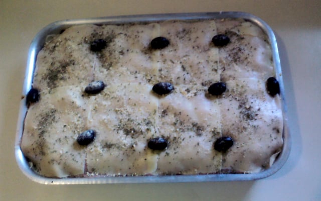 Arroz de forno com carne moída