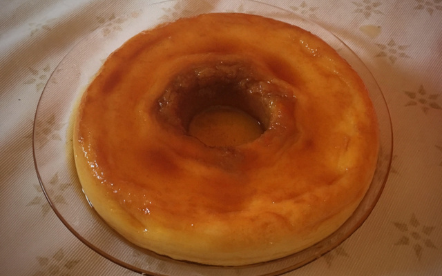 Pudim de micro-ondas