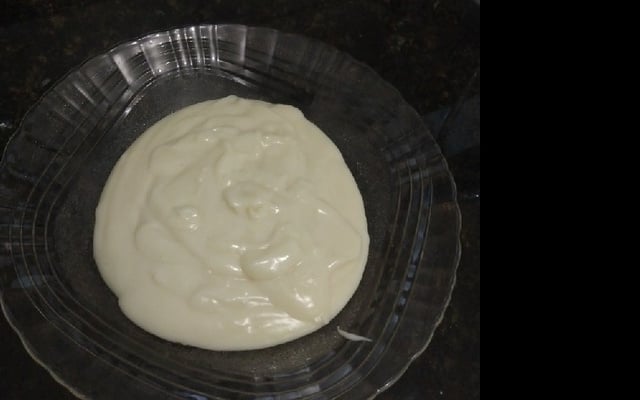 Mingau ou papa de maizena