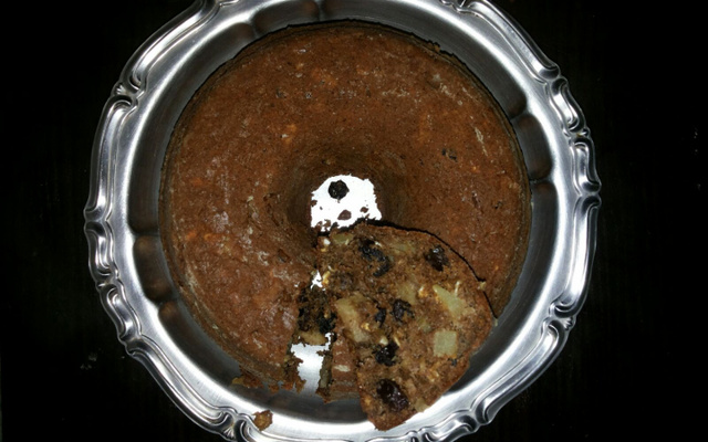 Bolo de Maçã Integral com Aveia e Passas