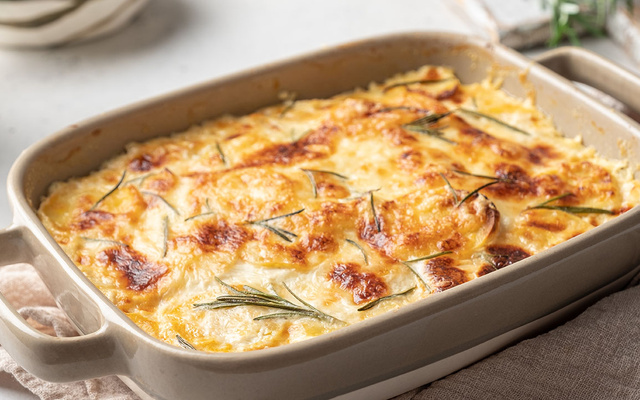 Batatas Gratinadas Cremosas