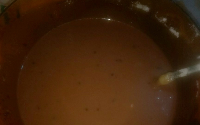 Bolo de chocolate no micro-ondas