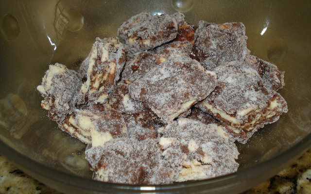 Brigadeiro com biscoito