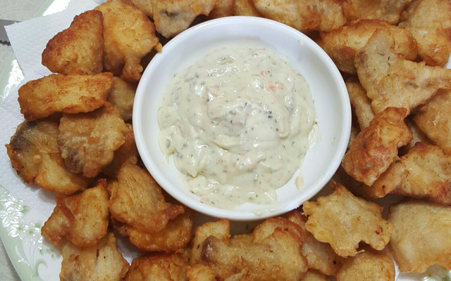 Isca de peixe (isca de merluza)