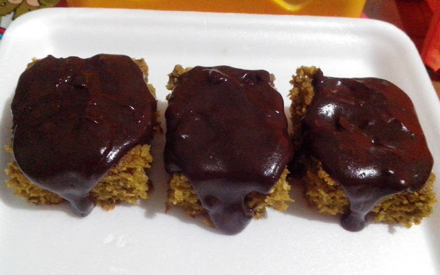 Bolo de abóbora com coco integral no liquidificador