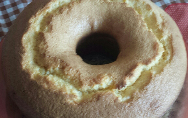 Bolo de fubá de liquidificador super fofo