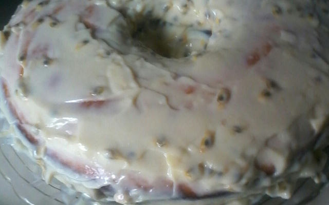 Bolo de maracujá de liquidificador