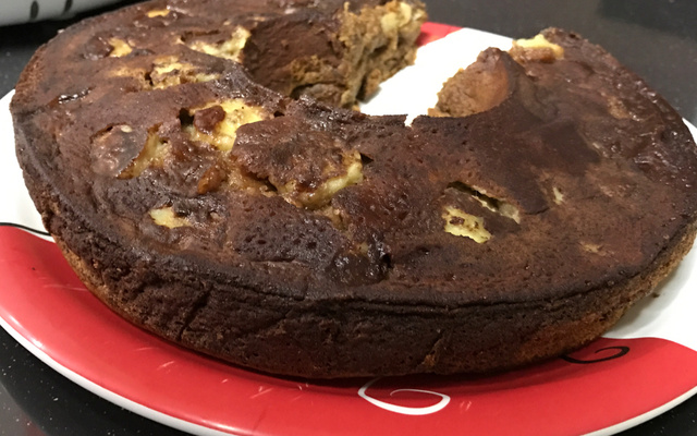 Bolo integral de banana da Cecília