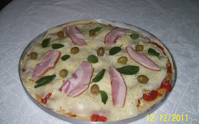 Massa de pizza caseira