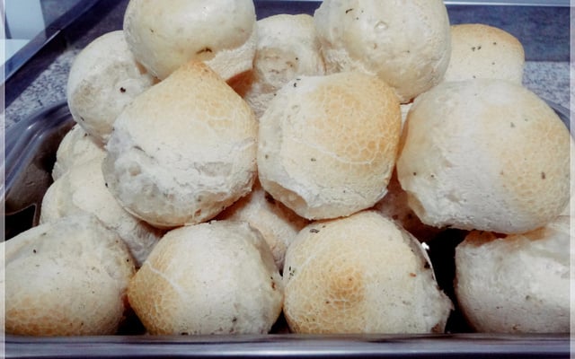 Pão de queijo sem queijo