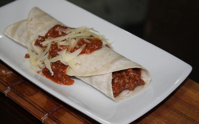 Panqueca de carne moída