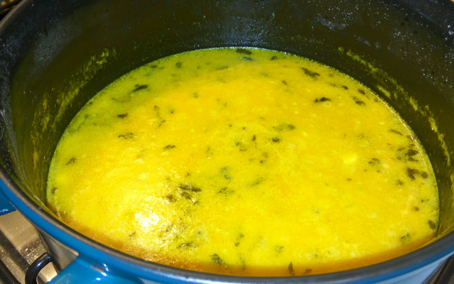 Creme de abóbora com catupiry