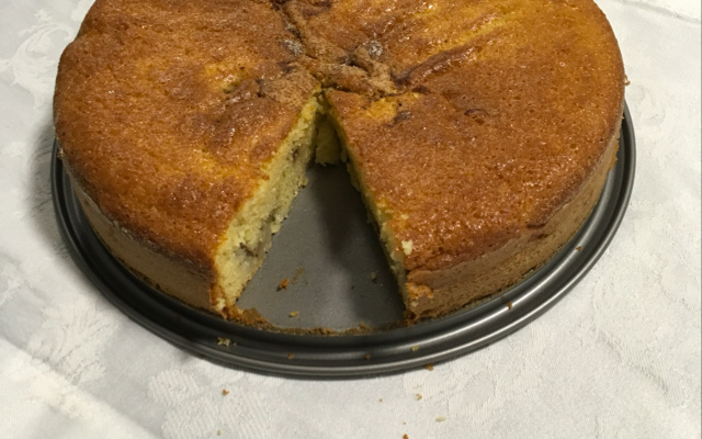 Bolo de banana fácil