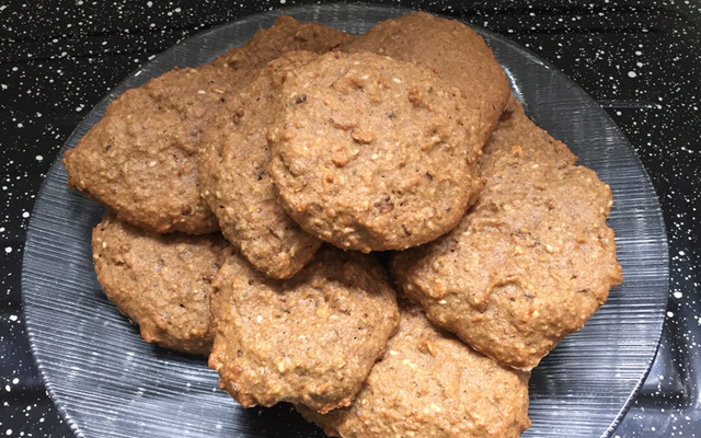 Biscoito de aveia saudável