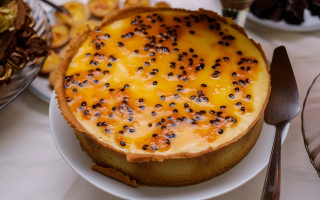 Torta de maracujá com Nutella