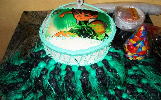 Cobertura para bolo de aniversário