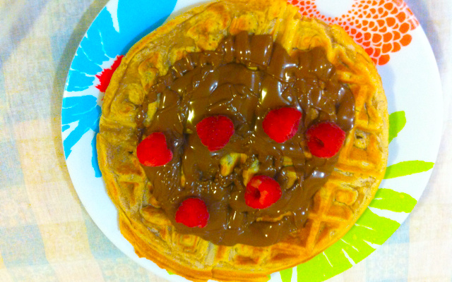 Waffle de arroz