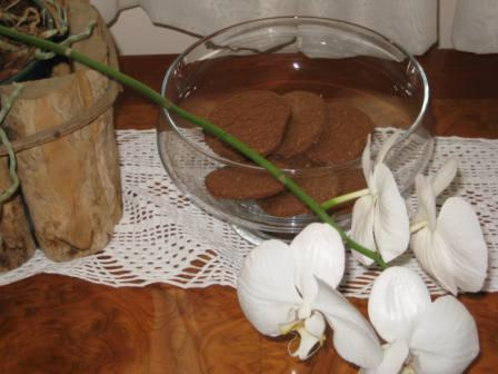 Biscoito de chocolate e aveia