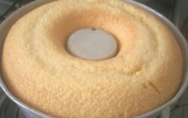 Bolo de fubá simples