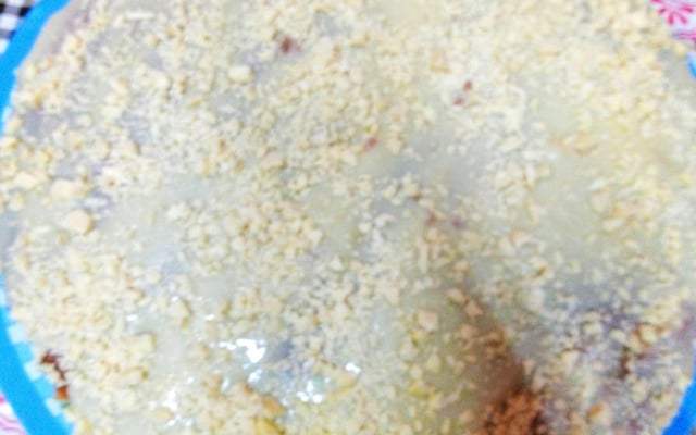 Bolo gelado de chocolate branco