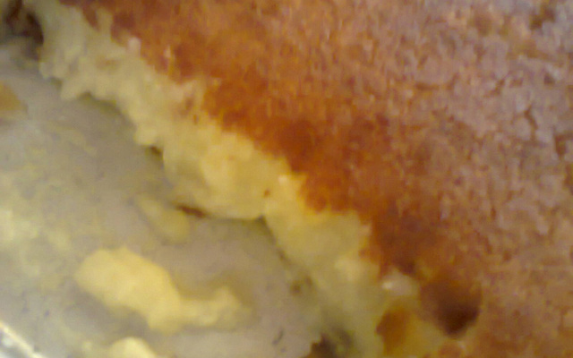 Bolo cremoso de aipim