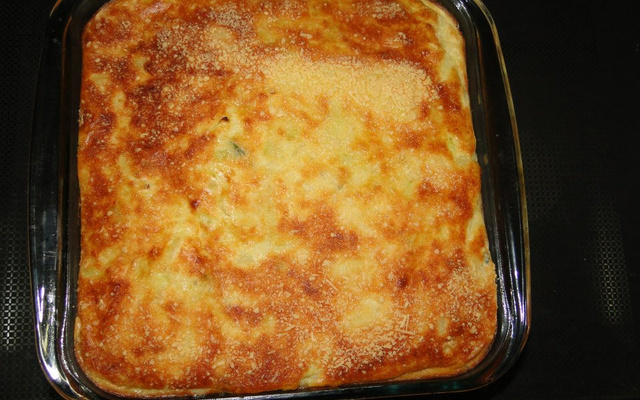 Souflé de alho-poró