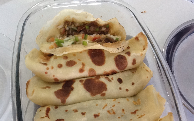 Panqueca com toque mexicano