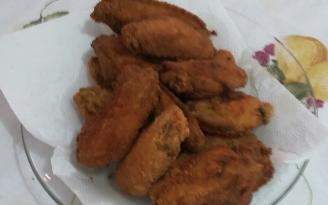Frango frito crocante e sequinho