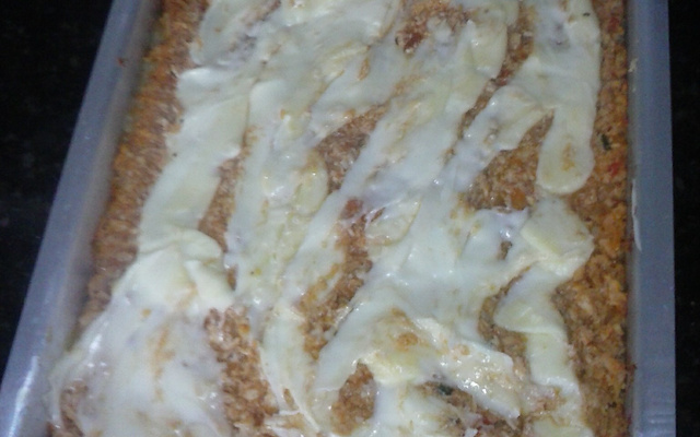 Falso escondidinho de frango