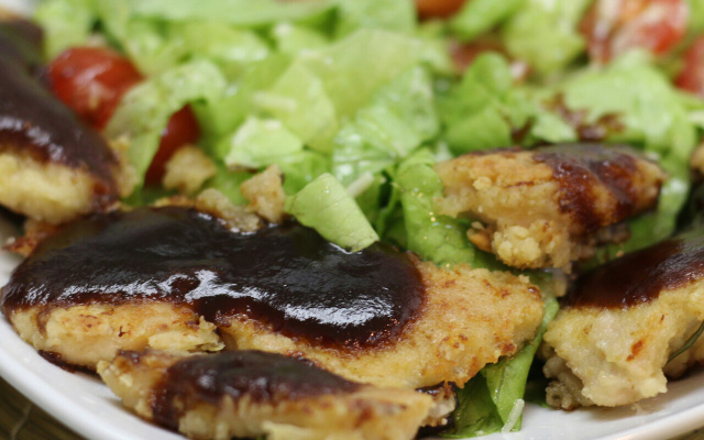 Frango com mel e gengibre