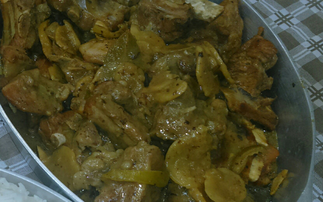 Costela de porco no quentão