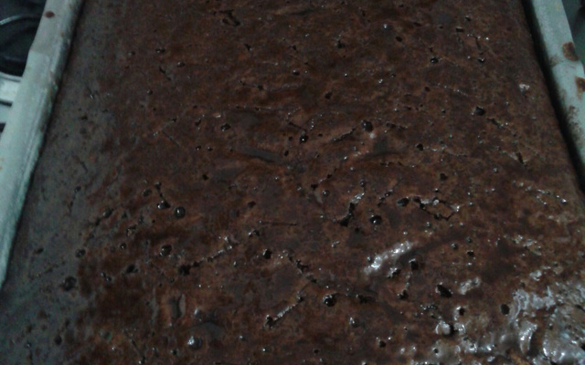 Bolo de chocolate simples