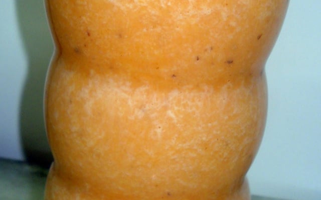 Suco de maracujá e morango