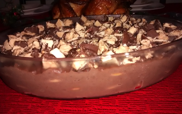 Pavê de creme de avelã