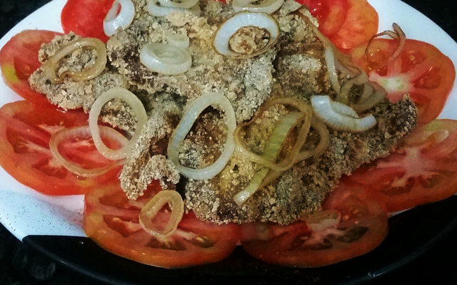 Bife empanado