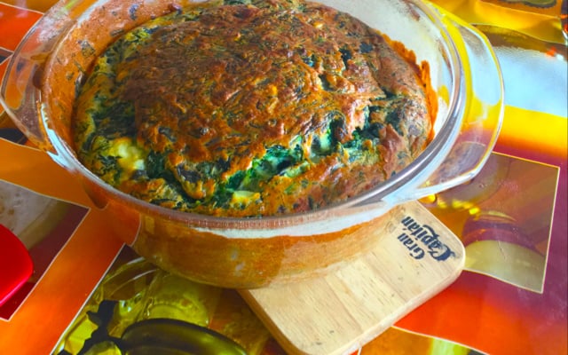 Suflê de espinafre Perfeito