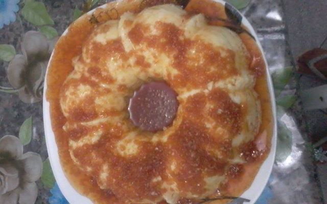 Pudim de coco no micro-ondas