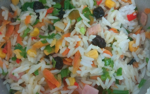 Arroz à grega especial da Lu