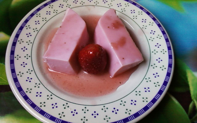 Pudim gelado de Maria-mole da Emeliza