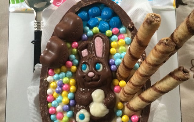 Ovo de Páscoa recheado