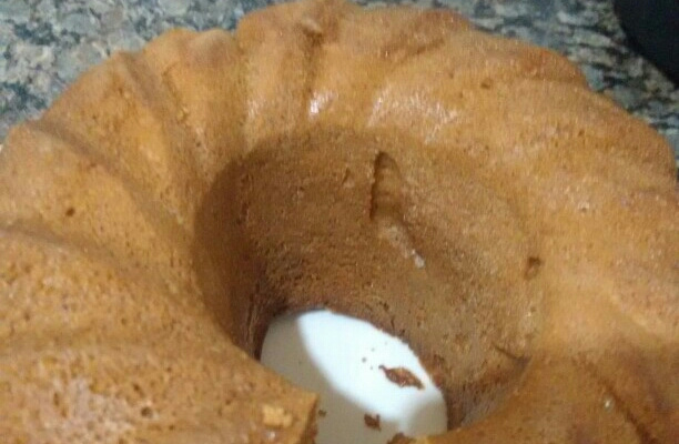 Bolo pão de banana de microondas