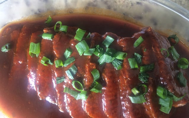 Carne de panela na cerveja preta