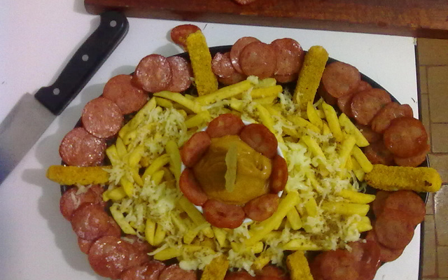 Batata com calabresa especial