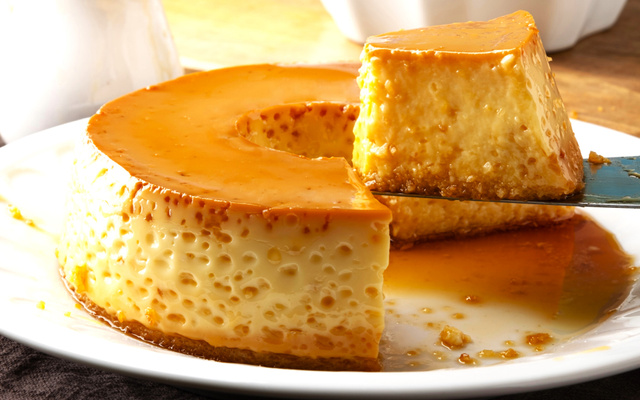 Pudim de leite condensado de fogão