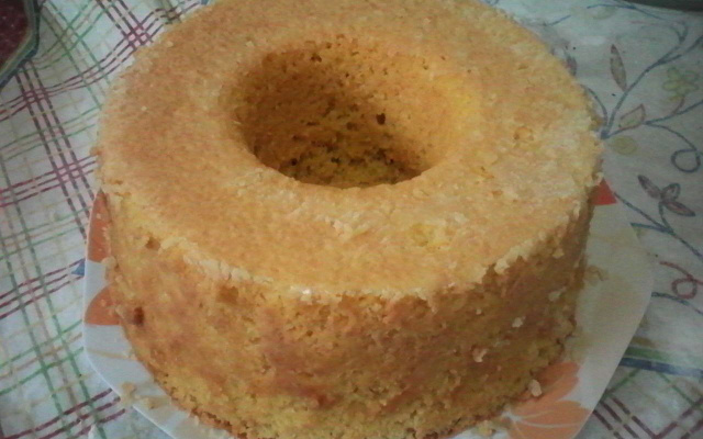 Bolo de fubá com iogurte natural