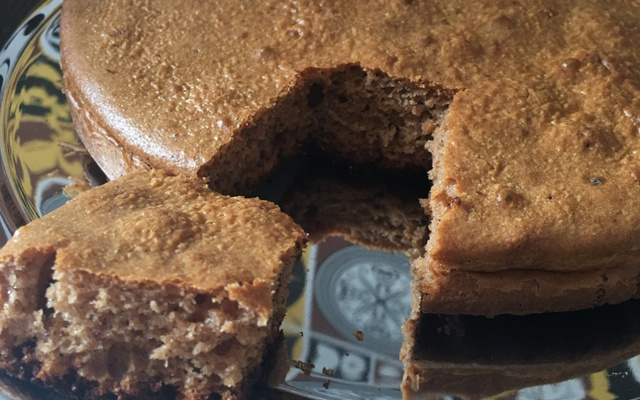 Bolo de canela e mel (com farinha de aveia)