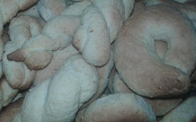 Biscoito de nata com milharina