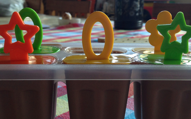 Picolé de chocolate